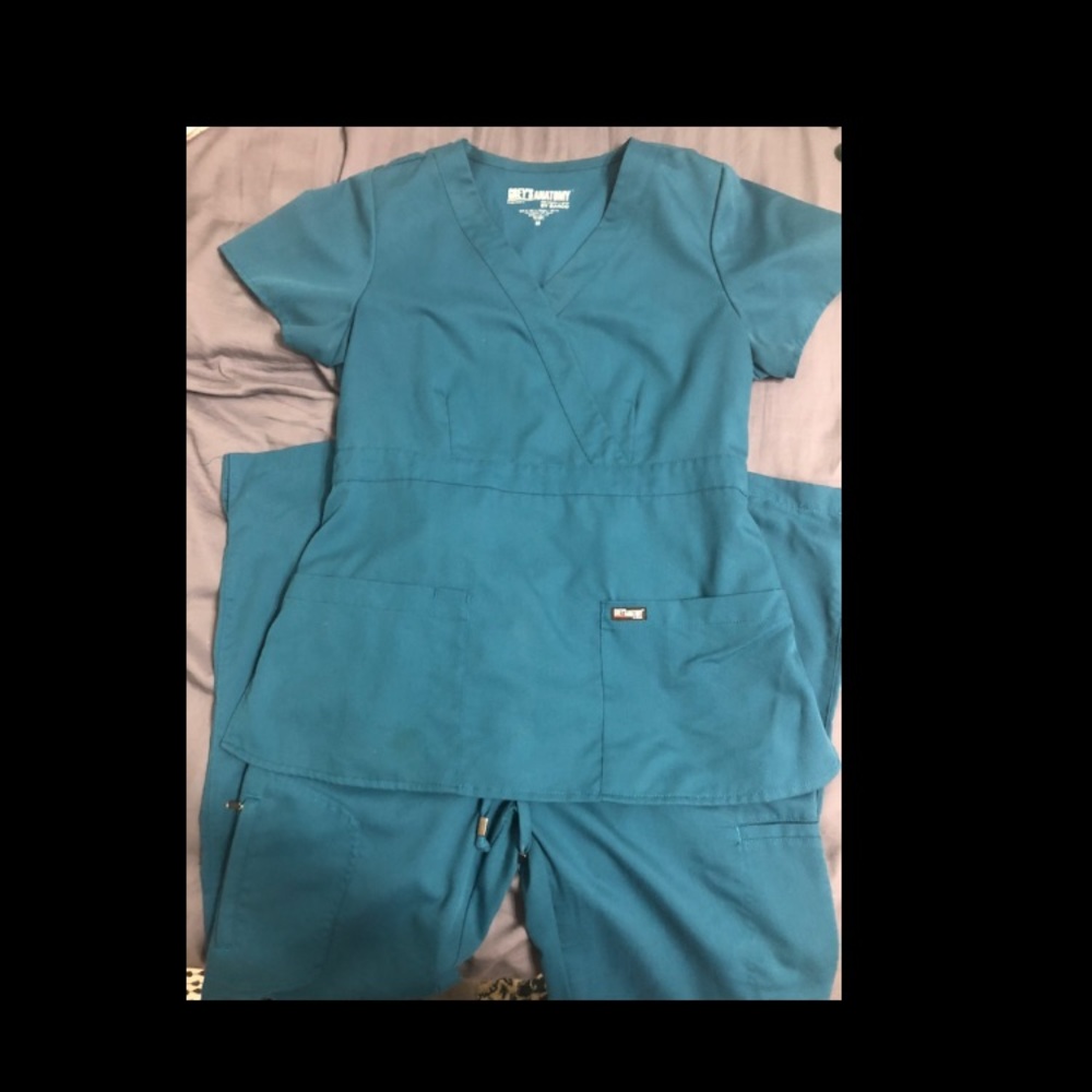 Teal Scrub Set